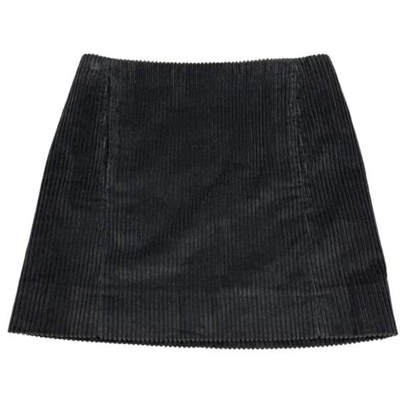COS Corduroy Mini Skirt w/ Pockets Women's Size 2 Dark Gray - Picture 4 of 7